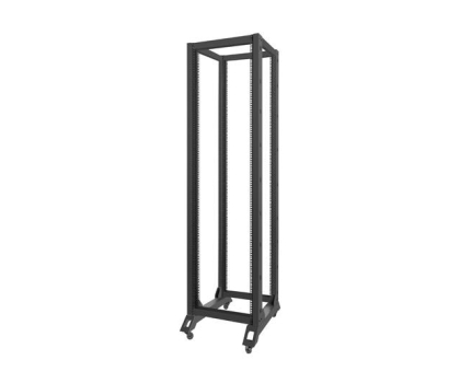 Szafa RACK LANBERG Stojąca 19" 42U 600x800mm Open Rack (czarna) OR01-6842-B